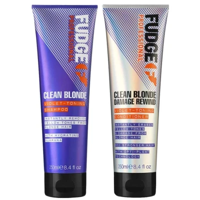 Afbeelding van Fudge Clean Blonde Violet Duo Pack 2X250ml Shampoo &amp; Conditioner