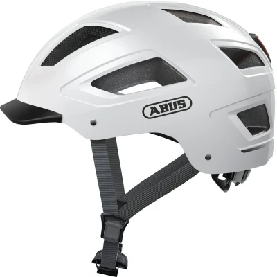 Afbeelding van ABUS Hyban 2.0 Stadshelm Stevige Fietshelm Voor Dagelijks Gebruik met ABS hardshell Dames en Heren Wit, Maat XL