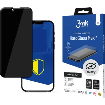 Afbeelding van Apple iPhone 13/13 Pro Black 3mk HardGlass Max Privacy