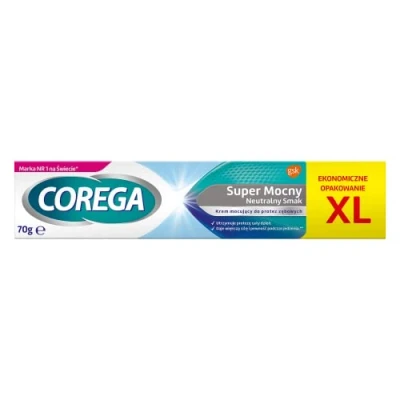Afbeelding van Corega Super Powerful Fastening Cream For Toothed Prosthes Natural Taste 70G