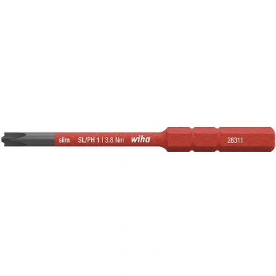 Afbeelding van Wiha Bit slimBit electric PlusMin/Phillips (34587) SL/PH1 x 75 mm