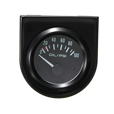Afbeelding van Mintice 2&quot; 52mm Oliedrukmeter Auto Motor Digitaal Blauw LED Licht Olie Drukmeter Elektrische Oliepersmeter Meter Gauge Wijzer Indicator