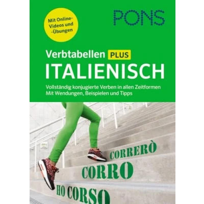 Afbeelding van PONS Verbtabellen Plus Italienisch: Vollständig konjugierte Verben in allen Zeitformen. Mit Wendungen, Beispielen und Tipps