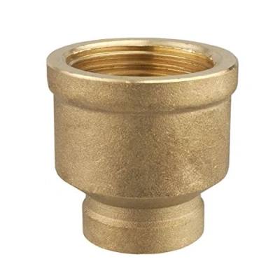 Afbeelding van Cornat reductiermof, messing blank met binnendraad, A 1 IG, B 1/2 inch stuk, T396551 x 1/4