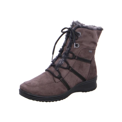 Afbeelding van ara MÜNCHEN Snowboots, Dames, Maat: 38, Grau Textiel/ synthetisch