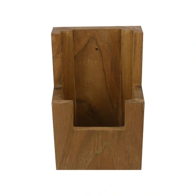 Afbeelding van Teak VHF handheld opbergrek