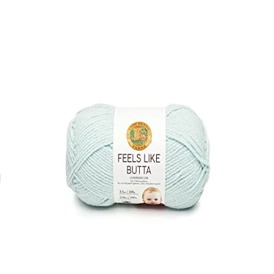 Afbeelding van Lion Brand Yarn 215 106 Voelt als Butta garen, Ijs, Een streng
