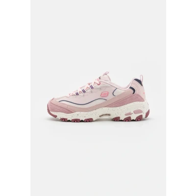 Afbeelding van Skechers D&#039;LITES Sneakers laag mauve/multicoloured, Dames, Maat: 36, Mauve/multi coloured Leer en textiel