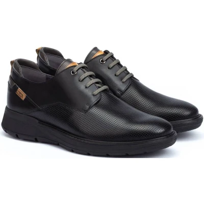 Afbeelding van Pikolinos m7s 4388 heren veterschoen zwart maat 39 (EU) 6 (UK)