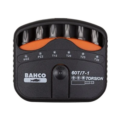 Afbeelding van Bahco bits set 7pcs torsion ph,pz,t 60T/7 1