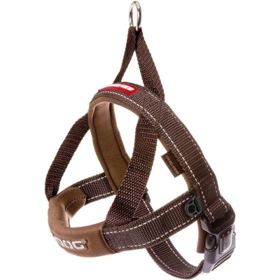 Afbeelding van EzyDog Quick Fit Honden Tuigje Harnas voor S Bruin