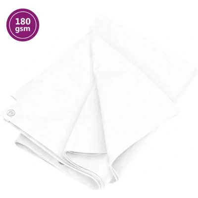 Afbeelding van vidaXL Dekzeil 180 g/m² 3x3 m HDPE wit