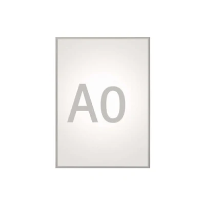 Afbeelding van MAUL clicklijst standaard, lijst 25mm A0, zilverkleurig posterframe