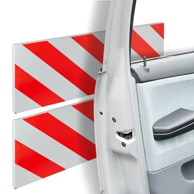 Afbeelding van Relaxdays stootrand garage set van 2 deurbeschermer auto stootstrip autodeur