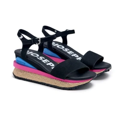 Afbeelding van GIOSEPPO Benay sportsandalen voor dames, beige met sleehak, Zwart, 39 EU