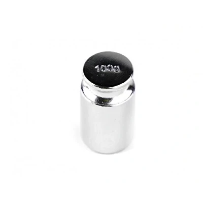 Afbeelding van Kalibratiegewichten set/gewicht voor precisieweegschaal 100 gram zilver