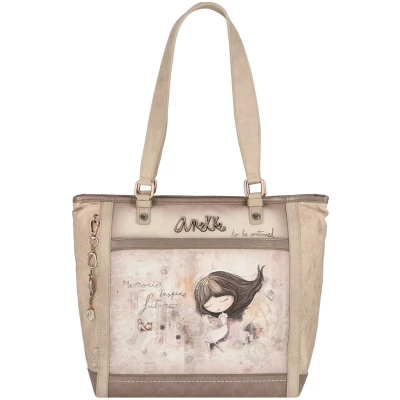 Afbeelding van Anekke Schoudertas Shopper Memories Shoulder Bag Multicolor Veelkleurig