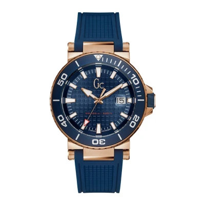 Afbeelding van GC Watches Divercode Horloge Blue, Heren, Maat: One Size, Blue