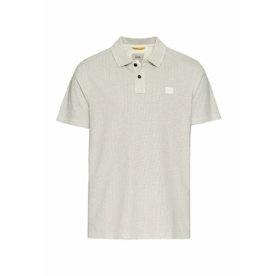 Afbeelding van camel active Kurzarm Poloshirt, Heren, Maat: Large, Ecru