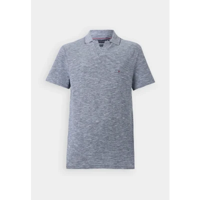 Afbeelding van Tommy Hilfiger SLUB Poloshirt, Heren, Maat: XS, Desert sky/white