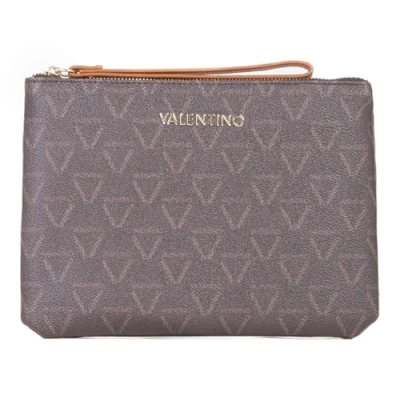 Afbeelding van VALENTINO Toilettas Beauties Soft Cosmetic Case Moro / Cuoio Bruine