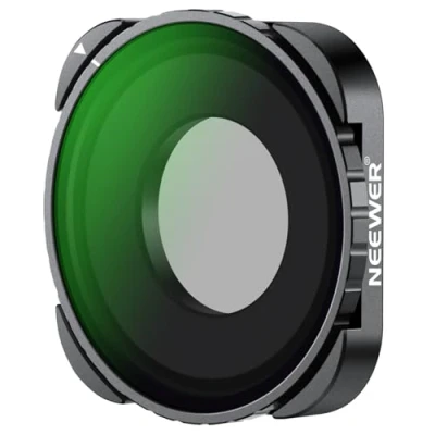 Afbeelding van Neewer Roterende CPL filter voor Hero 13, Multicoated HD Optisch Glas Actiecamera Verstelbare Circulaire Polarisator Polarisatiefilter Compatibel met GoPro 13 12 11 10 9, FL GP23