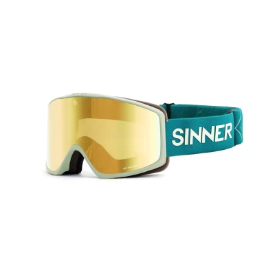 Afbeelding van Skibril Sinner Sin Valley S Matte Light Mint Double Gold Oil + Pink