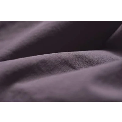 Afbeelding van L1NK STUDIO Beddengoed 220 x cm dekbedovertrek katoen 100% (perkal 200 draden) voor bed 135 Uni effen plum