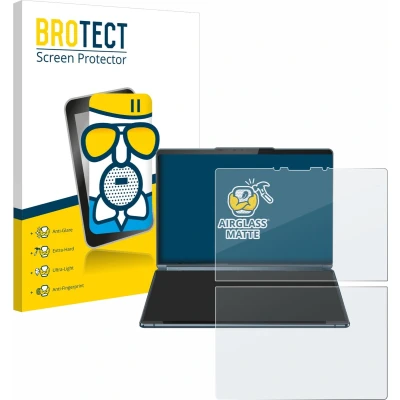 Afbeelding van BROTECT Antireflecterende Glas Screen Protector Mat voor Lenovo Yoga Book 9i Gen 9 Schermbeschermer [Beschermglas Folie niet Gehard Glas]