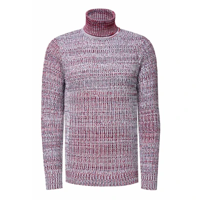 Afbeelding van Rusty Neal Herentrui S M L XL XXL 3XL gebreide trui ronde hals grof lange mouwen 429, rood,