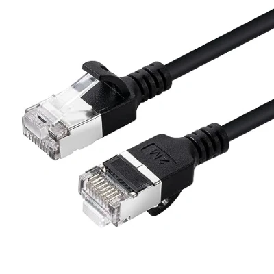 Afbeelding van Microconnect V FTP6A05S SLIM netwerkkabel Zwart 5 m Cat6a U/FTP (STP)