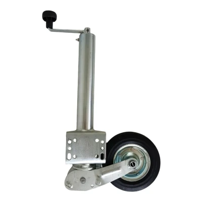 Afbeelding van Winterhoff Premium Neuswiel aanhanger rond 60 mm auto opklapbaar