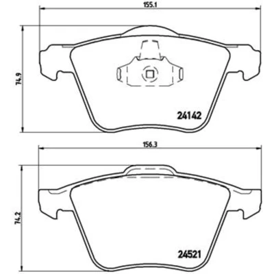 Afbeelding van Brembo Remblokset P 24 077