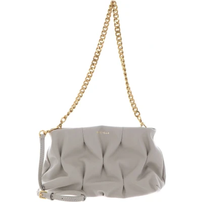 Afbeelding van COCCINELLE Leren Schoudertas Ophelie Goodie Handbag Gelso Kaki