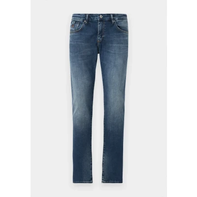 Afbeelding van LTB Jeans Heren Joshua Slim Fit met Lage Taille en Ritssluiting in Blauw uit katoenmix Maat W28L32, blauw, 28W x 32L