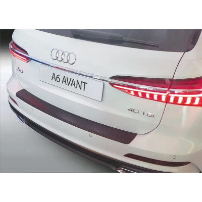 Afbeelding van RGM ABS Achterbumper beschermlijst passend voor Audi A6 (C8) Avant incl. S Line 2018 Zwart