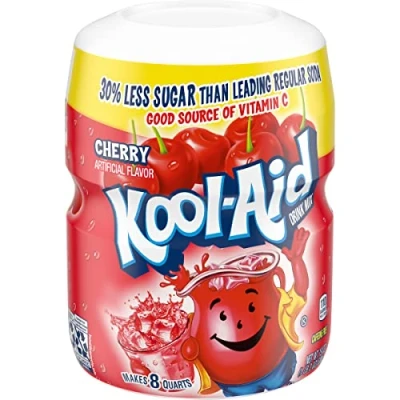 Afbeelding van Kool AID Oranje TUB Frisdrank Mix 538g Amerikaanse TIN DRINGS (Kers)
