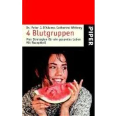Afbeelding van 4 Blutgruppen Vier Strategien für ein gesundes Leben