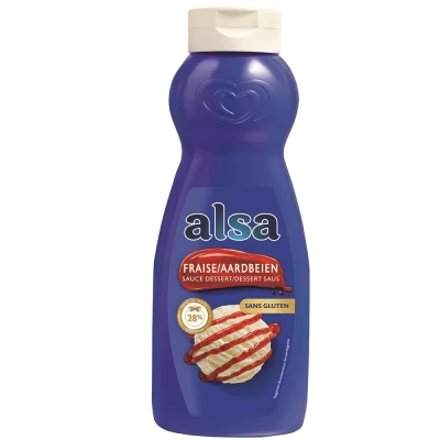Afbeelding van Alsa Topping Aardbei 1kg