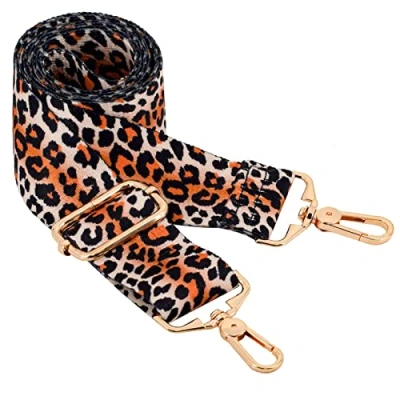 Afbeelding van Portemonnee Strap Crossbody, Bag Vervanging Metalen Draaihaak Schouderriem Gitaar Riem voor Crossbody Tas / Bagag, Droom Leopard, Large