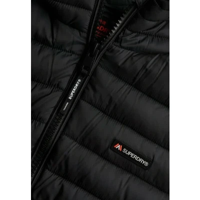 Afbeelding van Fuji Lite Middellange Gewatteerde Capuchonjas Black Grootte: 42