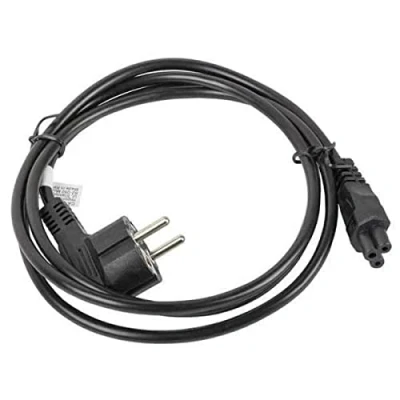 Afbeelding van Lanberg CA C5CA 11CC 0018 BK &quot;Cee 7/7 Schuko stekker op Iec 320 C5&quot; stopcontact netkabel laptop &quot;VDE&quot;, 1,8 m zwart