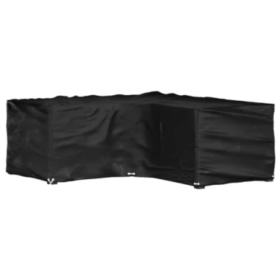 Afbeelding van vidaXL Tuinmeubelhoezen met 16 oogjes L vormig 215x215x70 cm