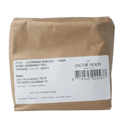 Afbeelding van Jacob Hooy Leverkruid gemalen 250g