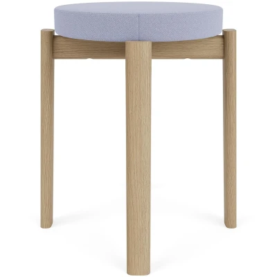 Afbeelding van Audo Copenhagen Passage Kruk H48 Naturel Eiken Vidar Purple 0723