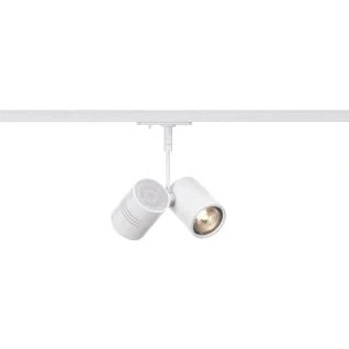 Afbeelding van Slv 312756 armatuur bima ii 1 fase rail wit gu10 max 2x50w 143431