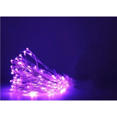 Afbeelding van 10 meter Paars LED verlichting 12 volt ultra dun