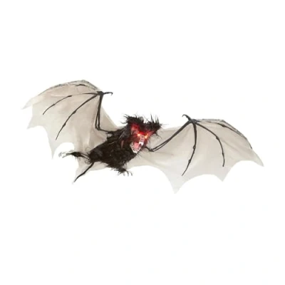 Afbeelding van Widmann 10052 Vleermuis met pulserend, knipperende led ogen, 89 cm, decoratie, hangdecoratie, horror, Halloween, themafeest, meerkleurig, eenheidsmaat