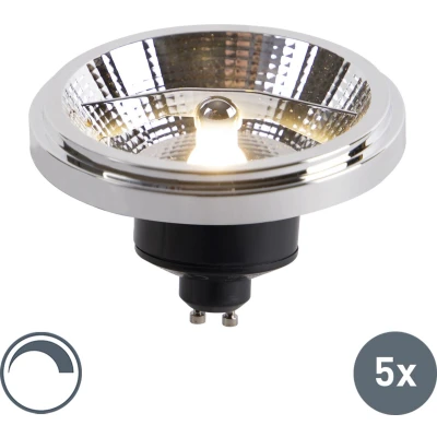 Afbeelding van LUEDD Set van 5 GU10 dimbare LED lampen AR111 11W 810 lm 2700K