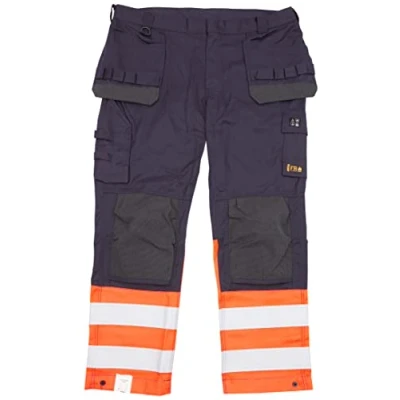 Afbeelding van Blaklader Multinorm inherent werkbroek 1489 1513 Marineblauw/Oranje C60